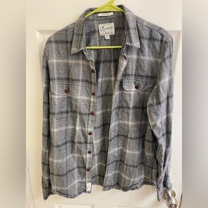 Lucky Brand Mens Blue Long Sleeve Button Up SMALL